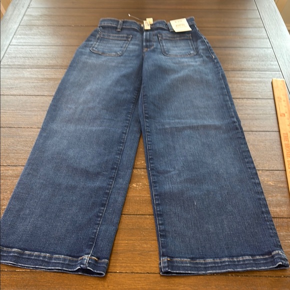 Madewell The Petite Emmett Wide-Leg Full Length Jean Size 27P - Picture 5 of 12